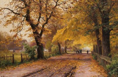 Camino en otoño de Walter Moras