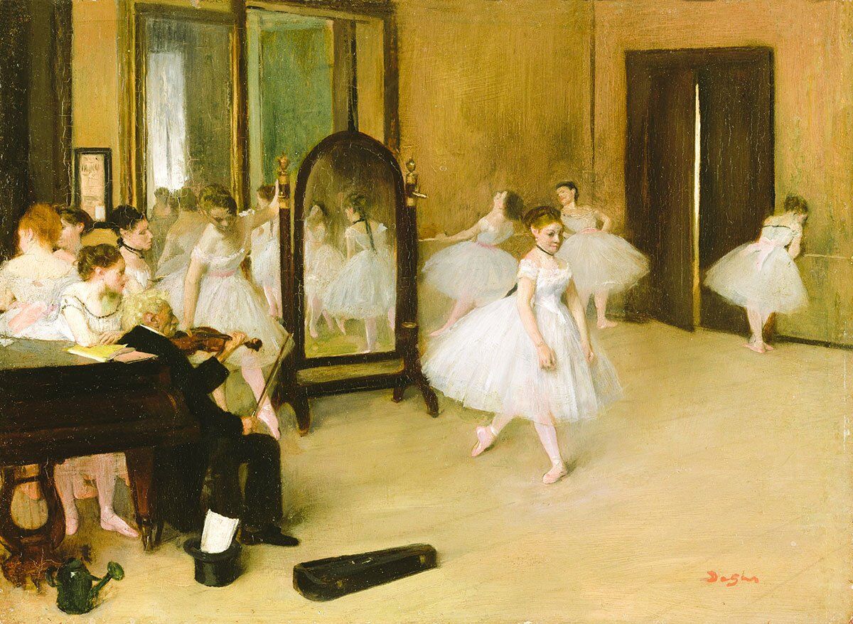 Clase de danza - Edgar Degas