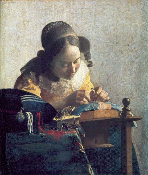 La encajera - Johannes Vermeer