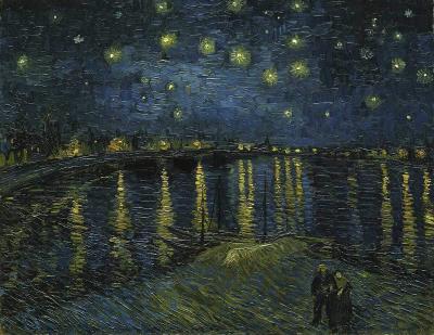 La noche estrellada sobre el Ródano - Vincent Van Gogh