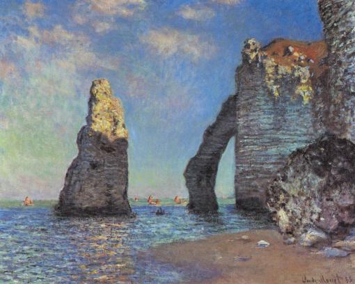 Los acantilados de Etretat - Claude Monet