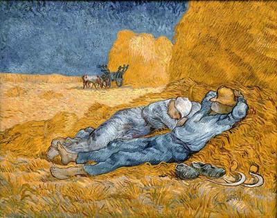 La siesta de Vincent Van Gogh