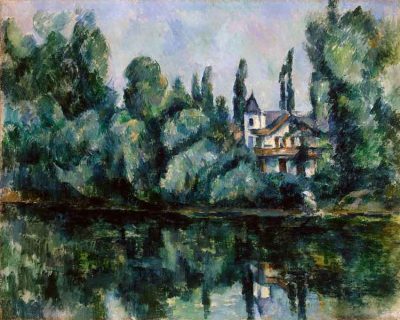 Las orillas del Marne - Paul Cézanne