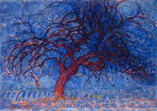 El árbol rojo de Piet Mondrian