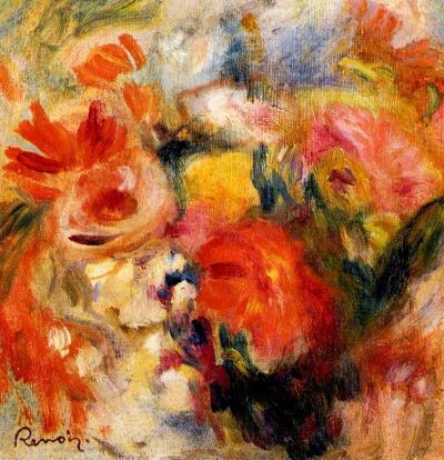 Estudio de flores de Renoir