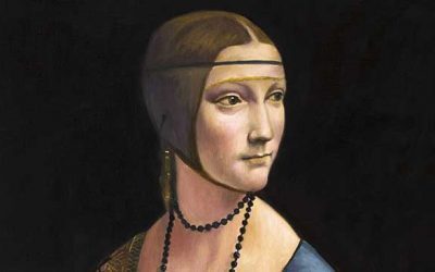 Cuadros al óleo – La dama del armiño de Leonardo da Vinci