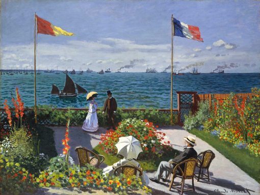 La terraza de Sainte-Adresse de Claude Monet
