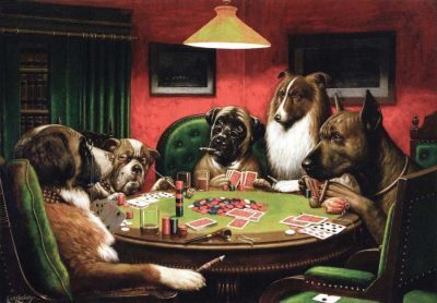 Cassius Marcellus - perros jugando al póker