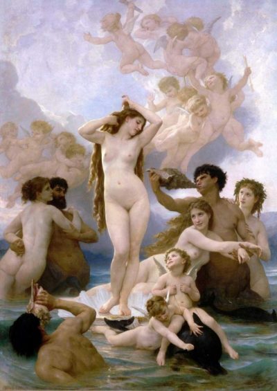 El nacimiento de Venus de William Bouguereau