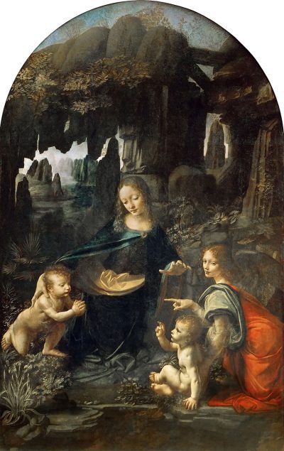 La Virgen de las Rocas de Leonardo da Vinci