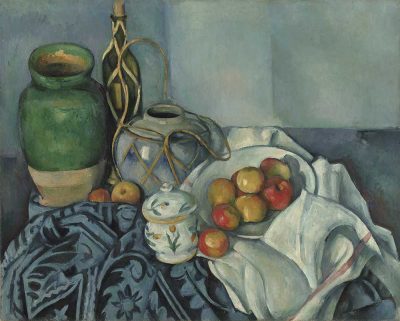 Bodegón con manzanas de Cézanne