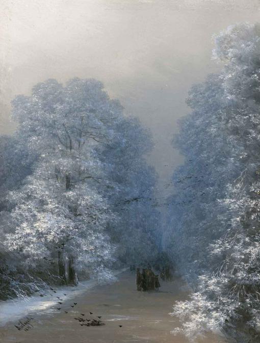 Paisaje invernal de Iván Aivazovsky