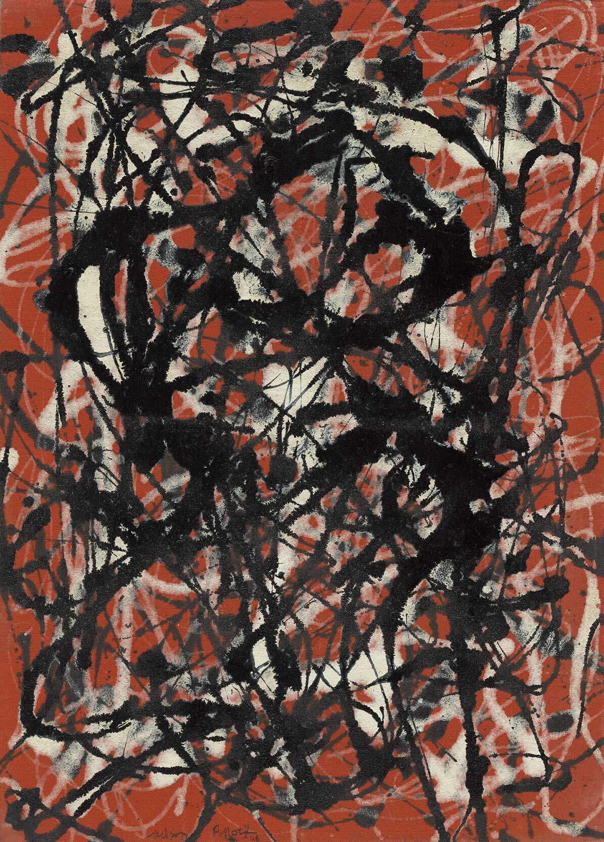 Forma libre, de Jackson Pollock