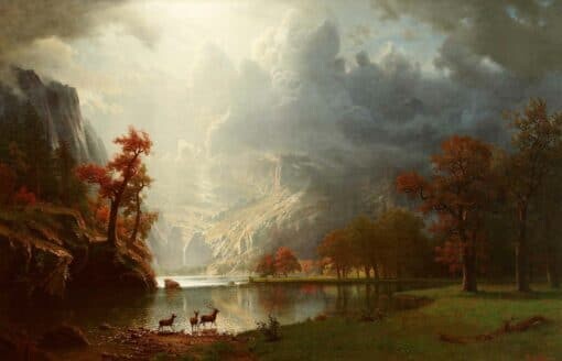 Mañana de Sierra Nevada, de Albert Bierstadt