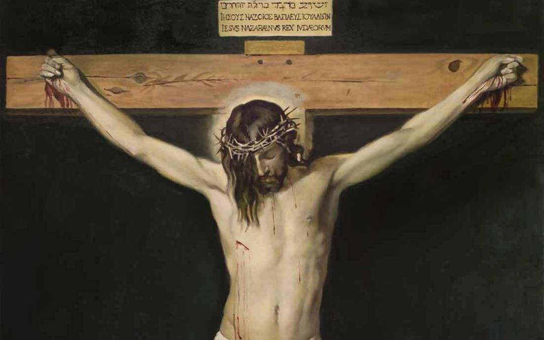 Reproducción del «Cristo crucificado» de Velázquez