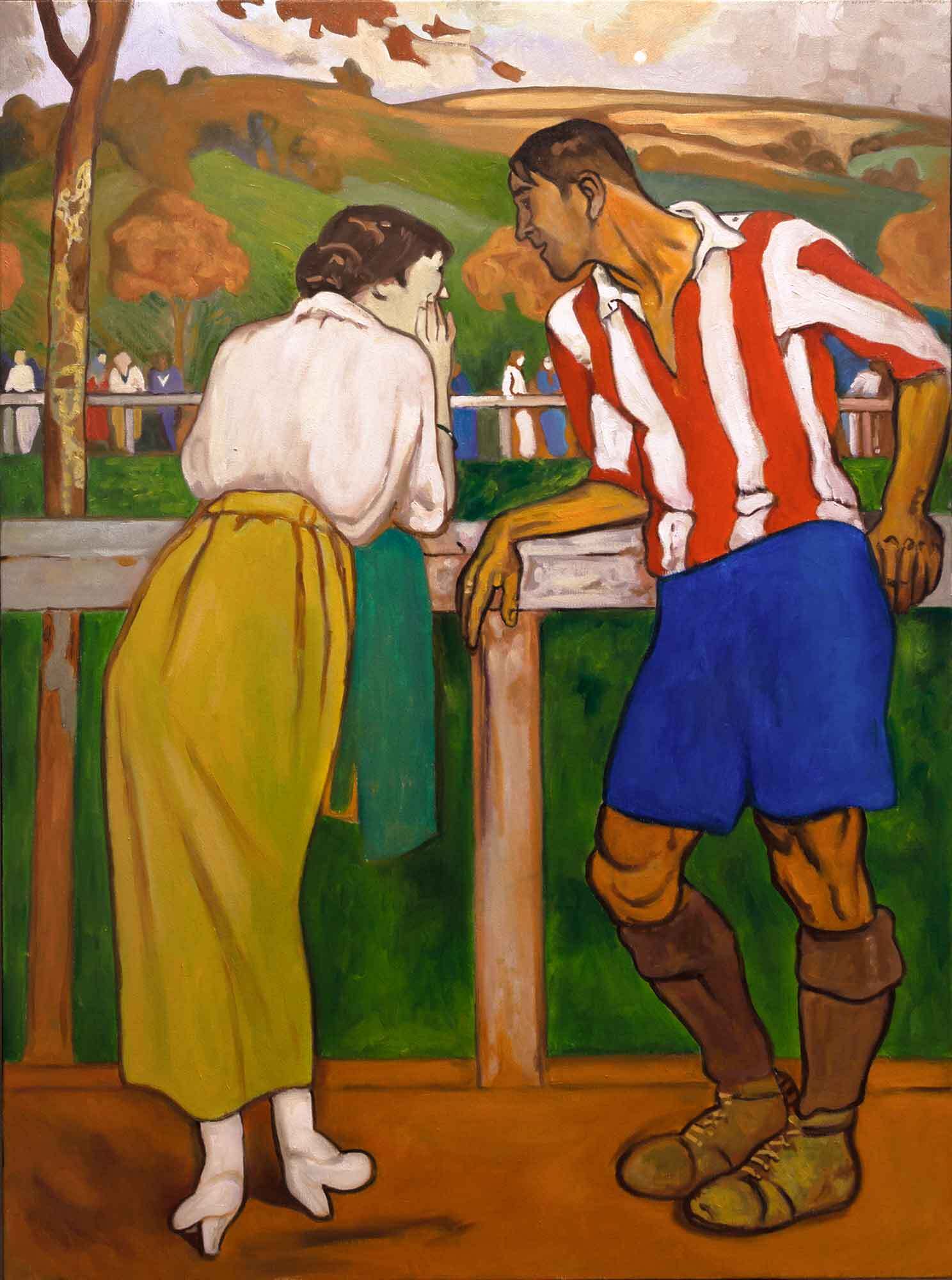 Reproducción de "Idilio en los Campos de Sport", de Aurelio Arteta