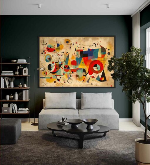 Homenaje a Joan Miró en decoración