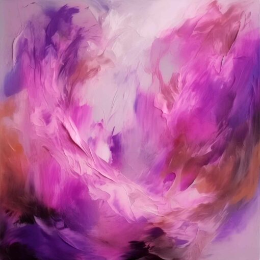 Abstracto con púrpuras y violetas por Copiamuseo