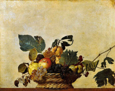 Cesto de frutas, de Caravaggio