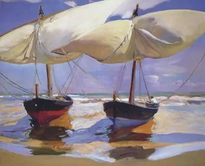 Barcos varados - Joaquín Sorolla