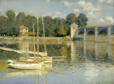 El puente de Argenteuil - Claude Monet