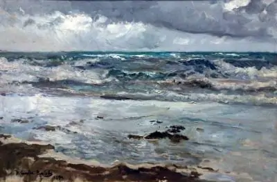 Marina nublada - Joaquín Sorolla