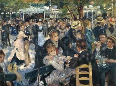 Baile en el Moulin de la Galette de Renoir