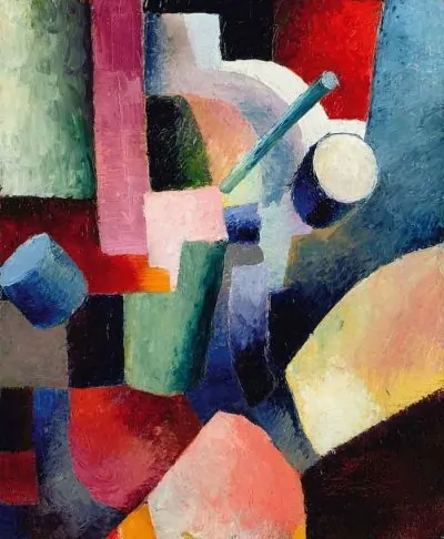 Composición de formas y colores - August Macke