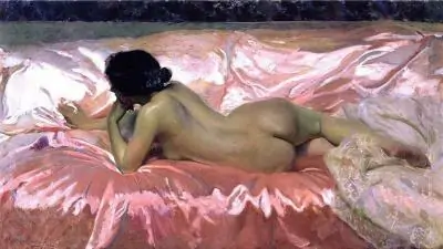Desnudo de mujer de Joaquín Sorolla