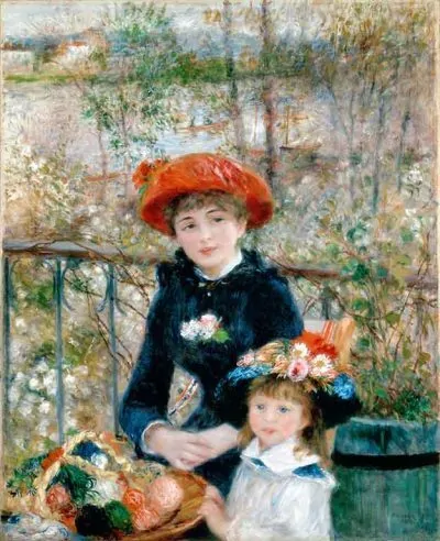 Dos hermanas de Renoir