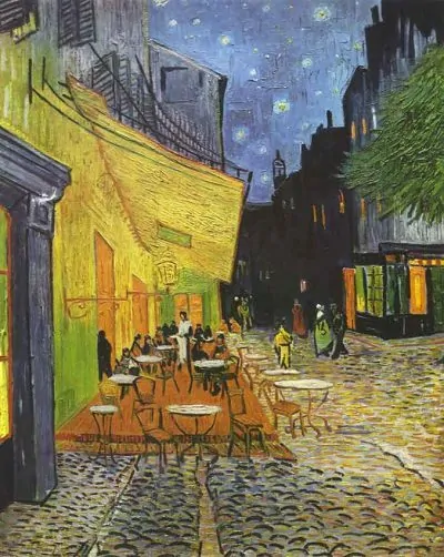 Terraza de café por la noche - Vincent Van Gogh