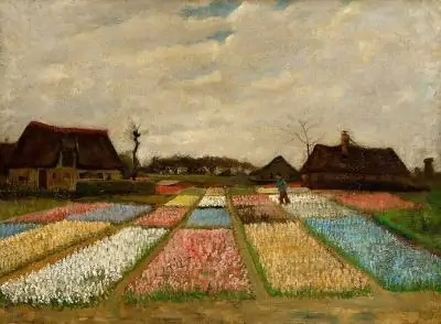Campo de tulipanes de Vincent Van Gogh