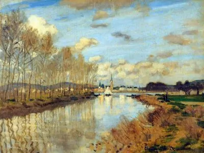 Argenteuil, visto desde el brazo pequeño del Sena de Claude Monet
