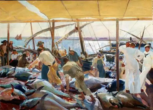Ayamonte y la pesca del atún de Joaquín Sorolla