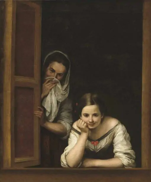 Mujeres en la ventana de Murillo