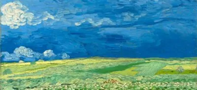 Campo de trigo bajo nubes de tormenta, de Van Gogh